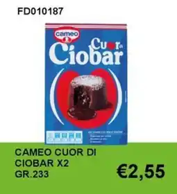 Italy Cash and Carry Cameo cuor di ciobar offerta