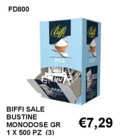 Italy Cash and Carry Biffi sale bustine monodose offerta