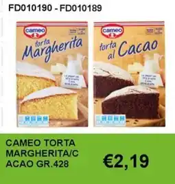 Italy Cash and Carry Cameo torta Margherita/Cacao offerta