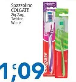 Sidis Spazzolino Colgate Zig Zag, Twister White offerta