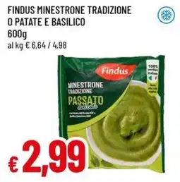 Galassia superstore Findus minestrone tradizione offerta
