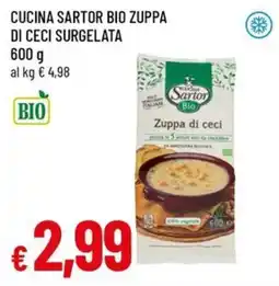 Galassia superstore Zuppa di ceci Sartor Bio offerta