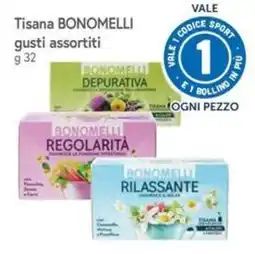 Famila Superstore Tisana BONOMELLI gusti assortiti offerta