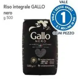 Famila Superstore Riso integrale Gallo nero offerta