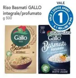 Famila Superstore Riso Basmati integrale profumato GALLO offerta