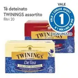 Famila Superstore Tè deteinato TWININGS assortito offerta