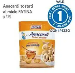 Famila Superstore Anacardi tostati al miele FATINA offerta
