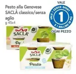Famila Superstore Pesto alla Genovese SACLA offerta