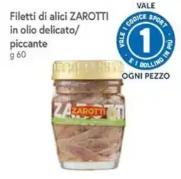 Famila Superstore Filetti di alici Zarotti offerta