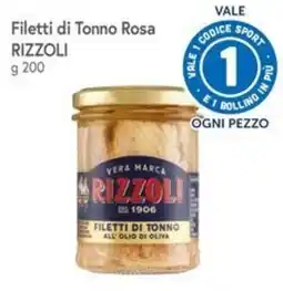 Famila Superstore Filetti di Tonno Rosa Rizzoli offerta