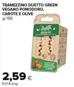 Tigre Amico Tramezzino Duetto Green Vegano Pomodoro, Carote e Olive offerta