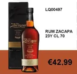 Italy Cash and Carry Rum Zacapa 23Y offerta