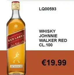 Italy Cash and Carry Whisky Johnnie Walker Red offerta