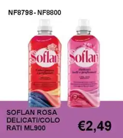 Italy Cash and Carry Soflan rosa delicati/colo offerta