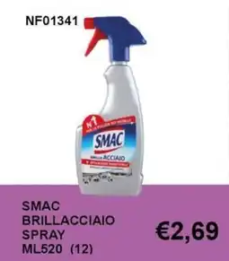 Italy Cash and Carry Smac brillacciaio spray offerta