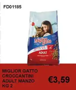 Italy Cash and Carry Miglior Gatto Croccantini Adult Manzo offerta