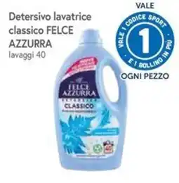 Famila Superstore Detersivo lavatrice classico Felce Azzurra offerta