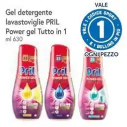 Famila Superstore Gel detergente lavastoviglie PRIL Power gel Tutto in 1 offerta