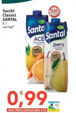 Sidis Succhi Classici Santal offerta