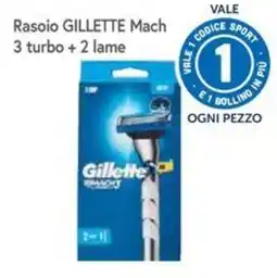 Famila Superstore Rasoio Gillette Mach offerta