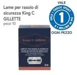 Famila Superstore Lame per rasoio di sicurezza King C Gillette offerta