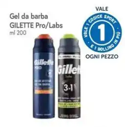 Famila Superstore Gel da barba GILETTE Pro/Labs offerta