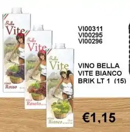 Italy Cash and Carry Vino Bella Vite Bianco offerta