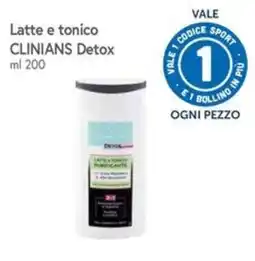 Famila Superstore Latte e tonico CLINIANS Detox offerta