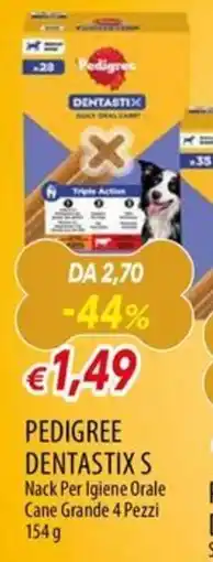 Galassia Pedigree Dentastix S offerta