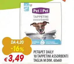 Galassia Pet&Pet tappetini assorbenti offerta