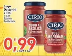 Sidis Sugo Datterini Cirio offerta