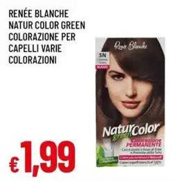 Galassia superstore Renée Blanche Natur Color Green offerta