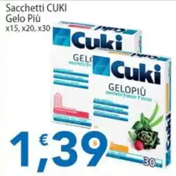Sidis Sacchetti CUKI Gelo Più offerta