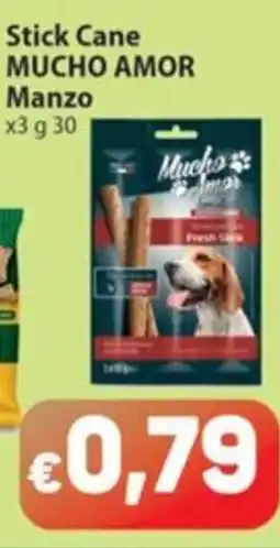 Sidis Stick Cane MUCHO AMOR Manzo offerta
