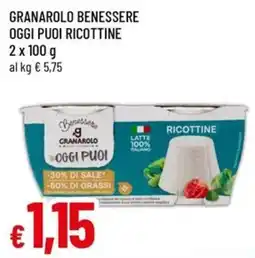 Galassia superstore Granarolo Benessere Ricottine offerta