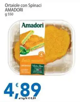 Sidis Ortaiola con Spinaci Amadori offerta