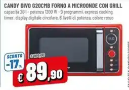 Galassia superstore Candy forno a microonde con grill offerta