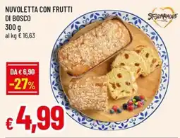 Galassia superstore Nuvoletta con frutti di bosco Sfornamore offerta