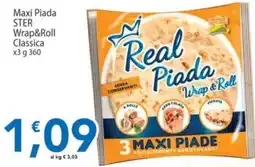 Sidis Real Piada Wrap & Roll Classica offerta