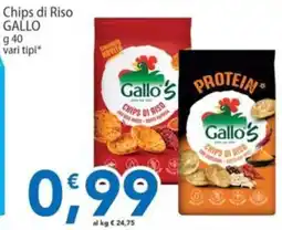 Sidis Chips di Riso Gallo offerta