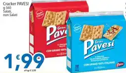 Sidis Cracker Pavesi Salati, non Salati offerta