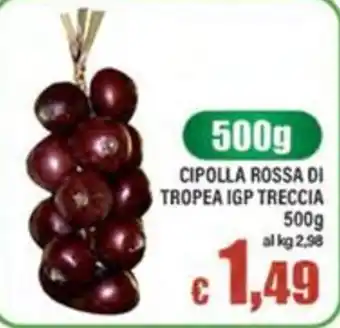 Cipolla Rossa di Tropea IGP Treccia