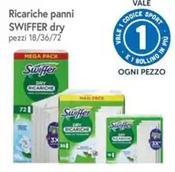 Famila Superstore Ricariche panni SWIFFER dry offerta