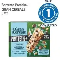 Famila Superstore Barrette Protein+ Gran Cereale offerta