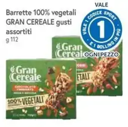 Famila Superstore Gran Cereale barrette 100% vegetali offerta