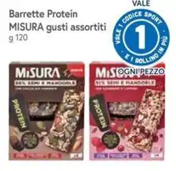 Famila Superstore Barrette Protein MISURA gusti assortiti offerta