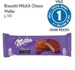 Famila Superstore Biscotti MILKA Choco Wafer offerta