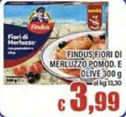Top Supermercati Findus Fiori di Merluzzo pomodoro e olive offerta