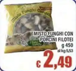 Top Supermercati Misto funghi con porcini filotei offerta