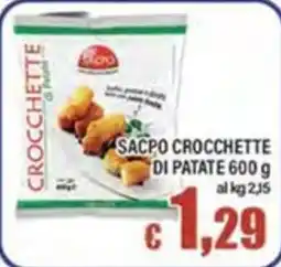 Top Supermercati Sacpo crocchette di patate offerta